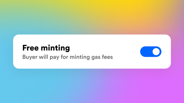 Create NFTs for free on Rarible.com via a new lazy minting feature
